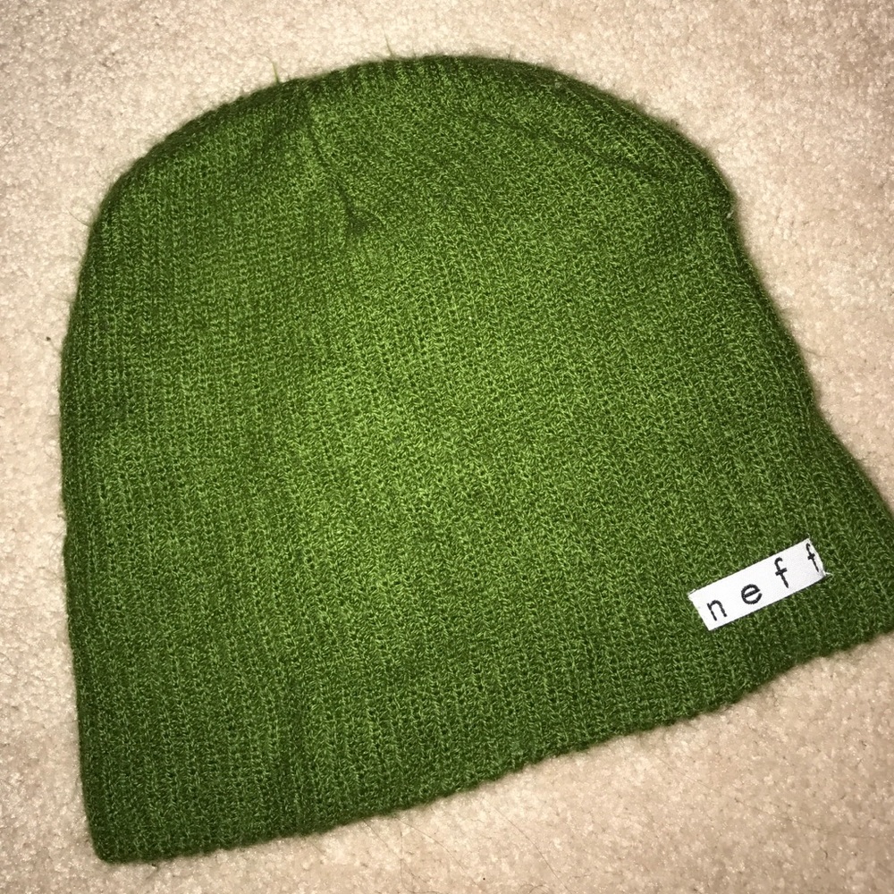 Neff beanie green