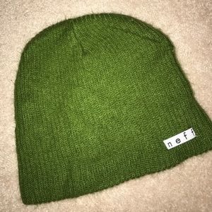Neff beanie green