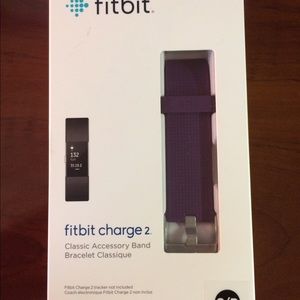 SOLD-Fitbit Charge 2 accessory band - plum small