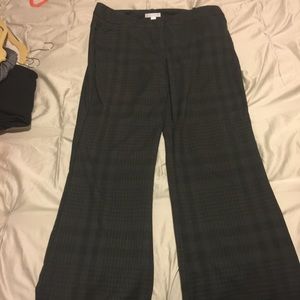 NY&Co. Gray Plaid Dress Pants