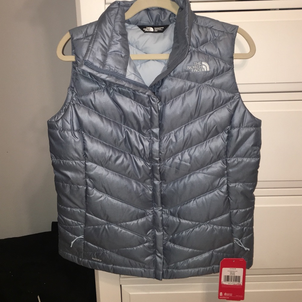 Cool Blue NorthFace Vest