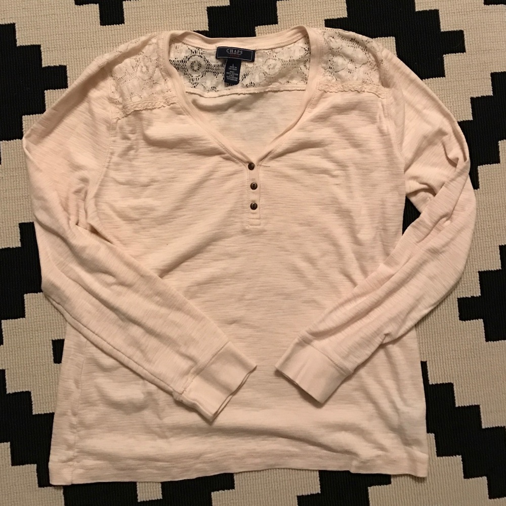 Chaps Lace Top