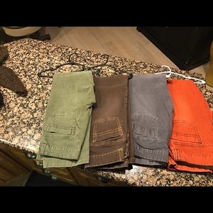 Prana size 12, brown corduroy, straight leg