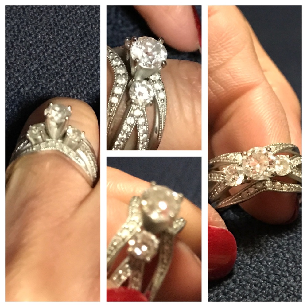 Wedding diamond ring.  💕💕💕