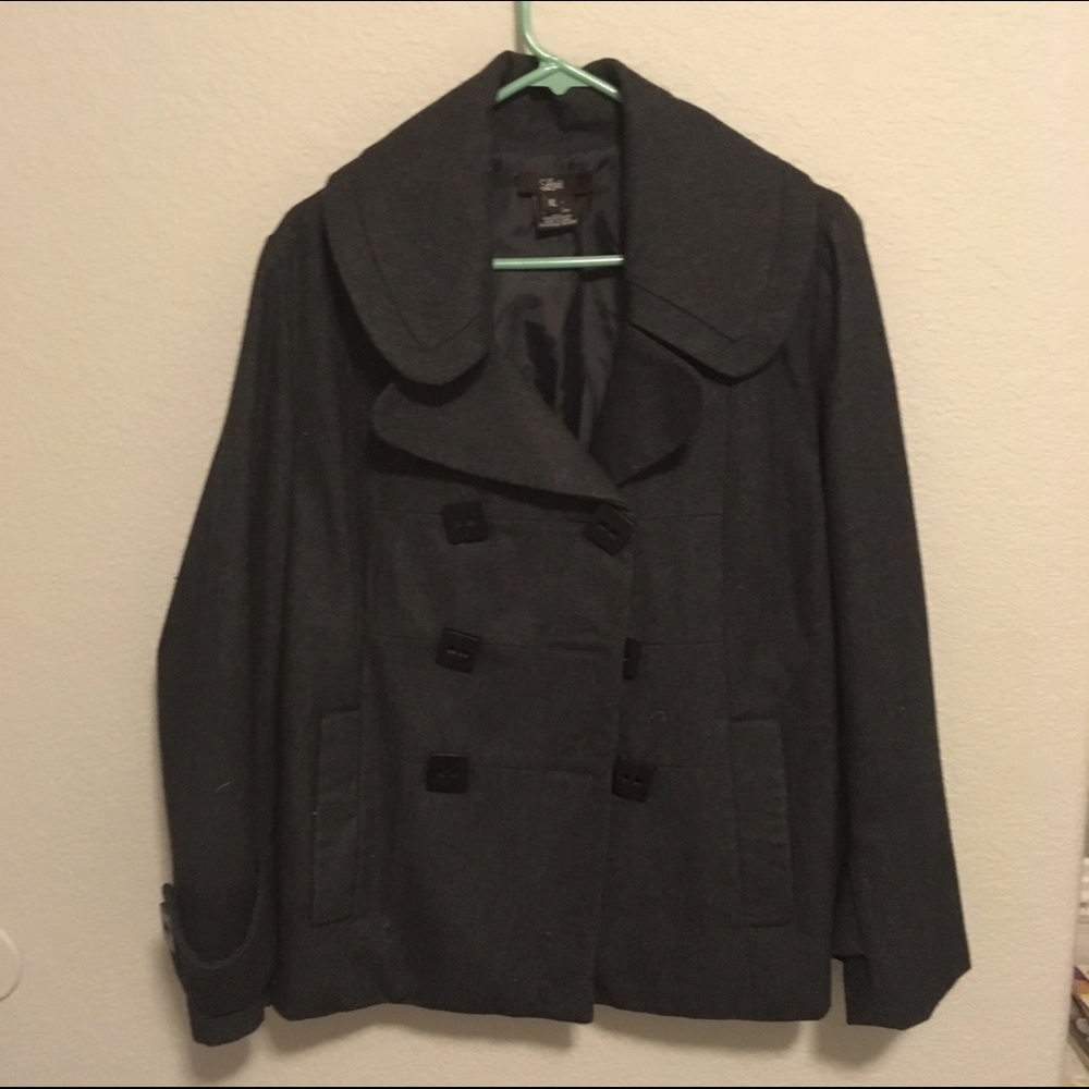 🆕 listing! Charcoal gray wool jacket