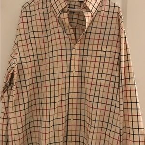 Orvis button down, large pattern plaid