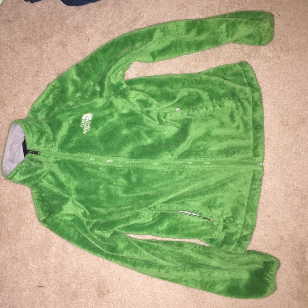 Green north face women's fleece