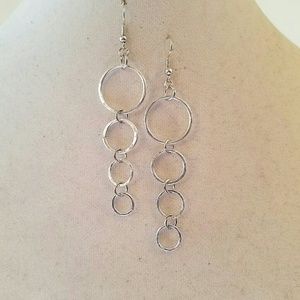 Silver earrings