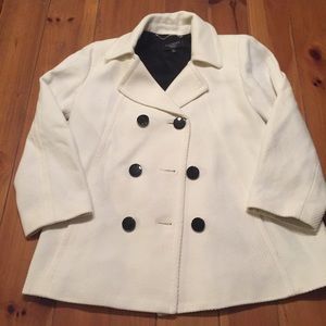 Cream Talbots's peacoat