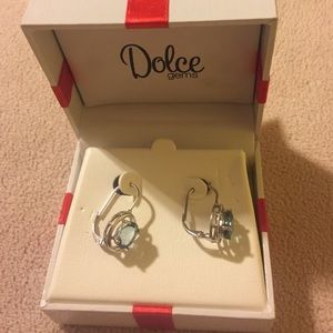 Sterling silver hoop earrings