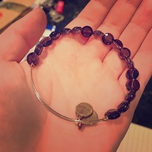 Alex and ani purple bracelet .