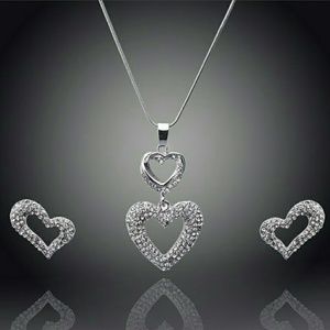 Jewelry Sets Romantic Crystal Heart