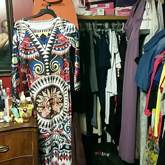 Colorful aztec dress - Picture 2 of 2