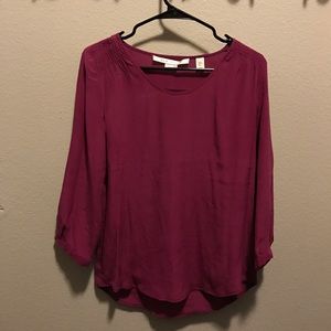 Magenta blouse