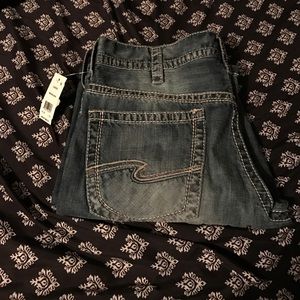 Men's silver jeans! NWT. Never worn.