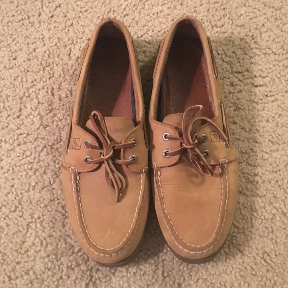 Sperry Men's Boat Shoes Sarah Brown Size 9