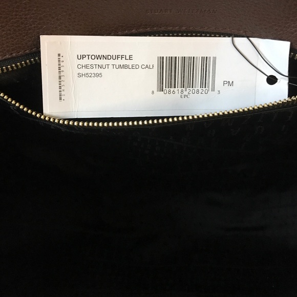 NWT Stuart Weitzman Uptown Duffle in chestnut. - Picture 4 of 4