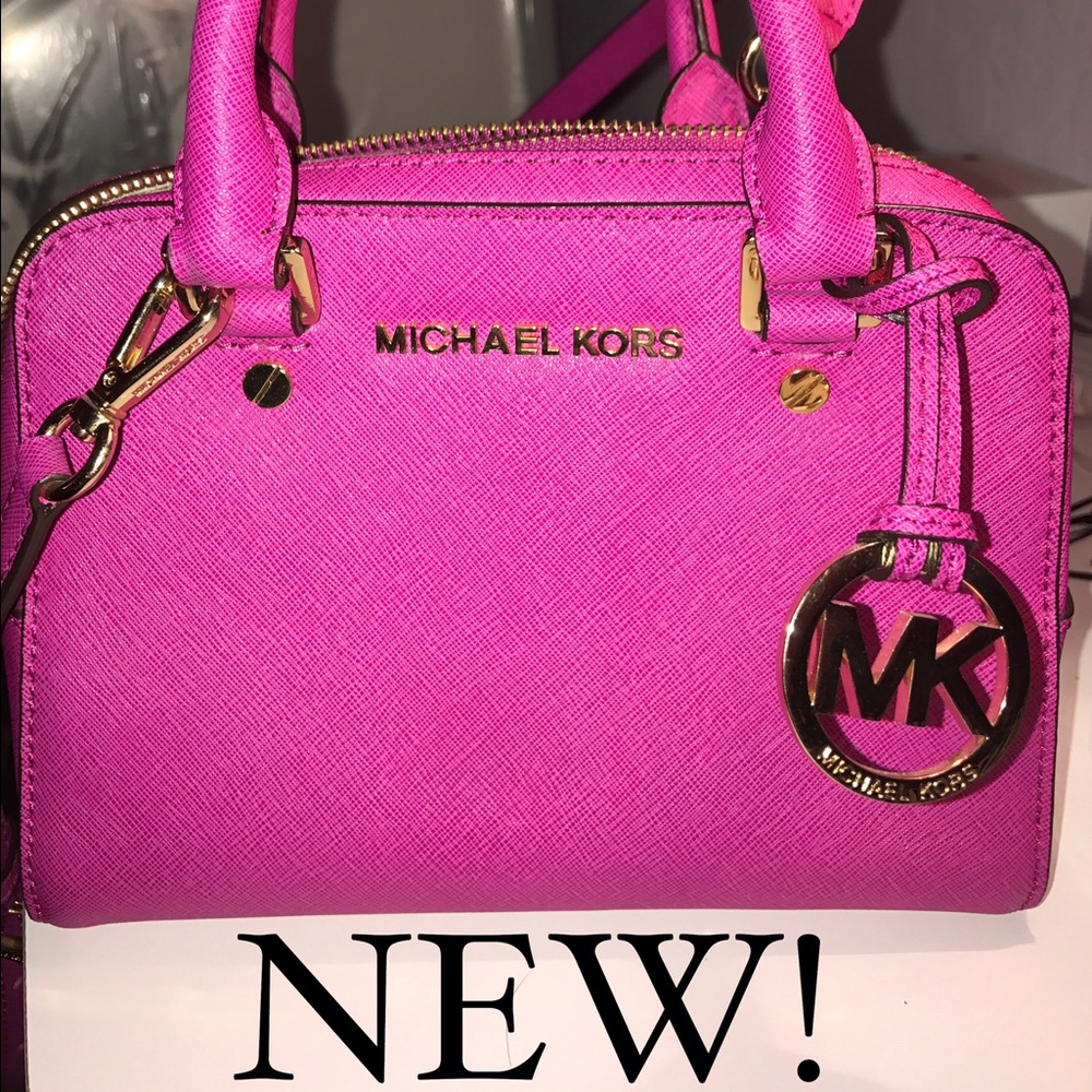 Michael Kors pink cross body