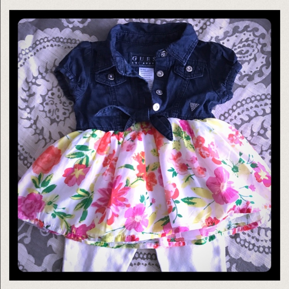 Baby Guess dress, 3-6 Months. NWOT.