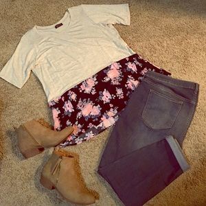 Floral Tee Blouse