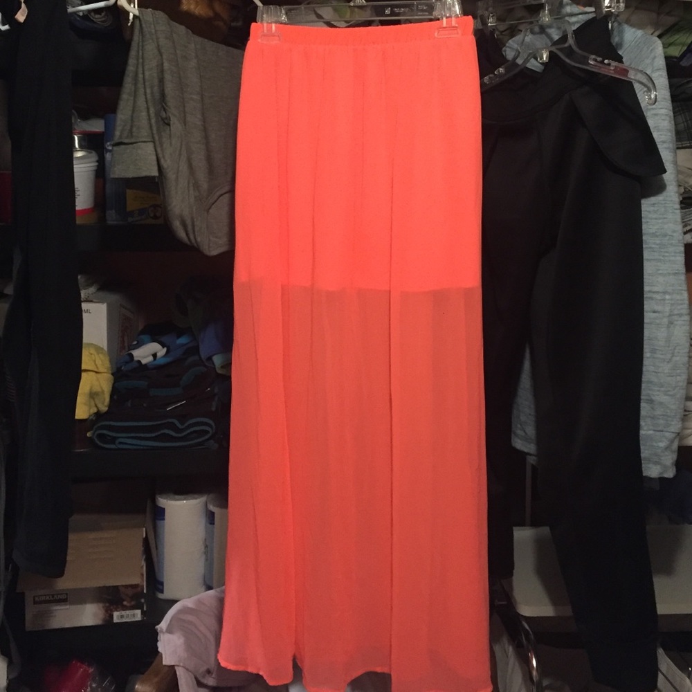 chiffon Maxi skirt
