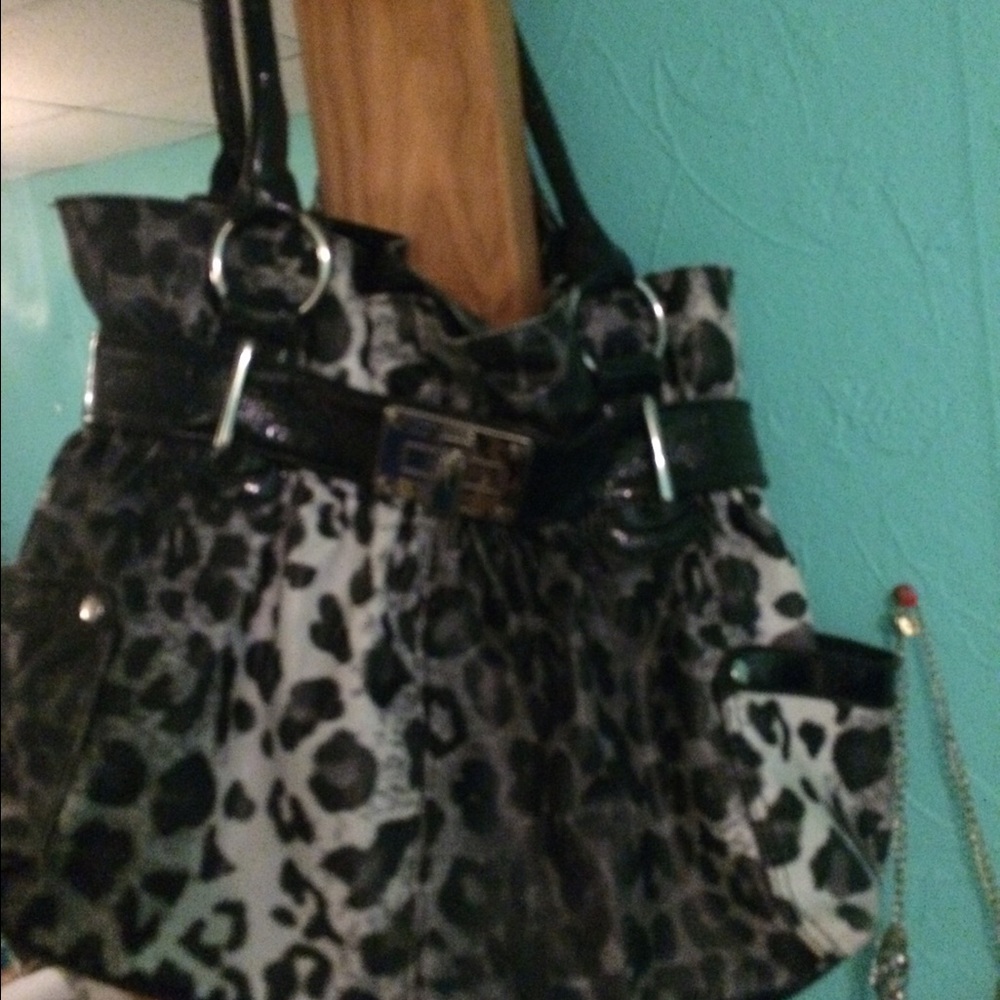 Leopard purse