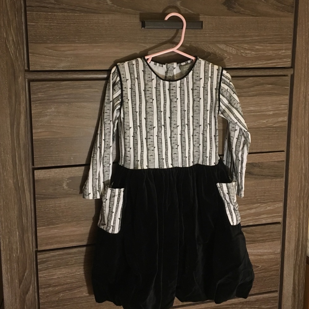 Kate Quinn Organics Birch Piped Bubble Dress