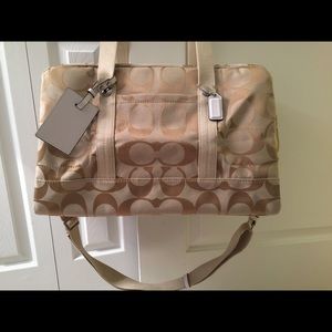 Authentic Coach Duffle/Overnight/Diaper Bag