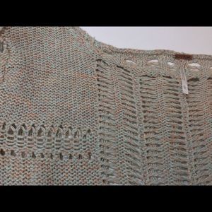 Free people SPRING open mixed knit crop sweater
