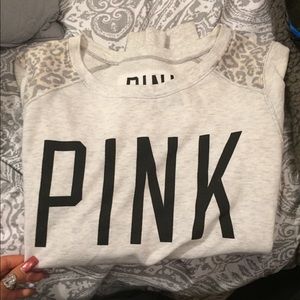 Pink sweatshirt/long sleeve size small!