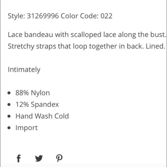 ❌SOLD ❌NWT Violet Free People Lace Bralette - Picture 4 of 4