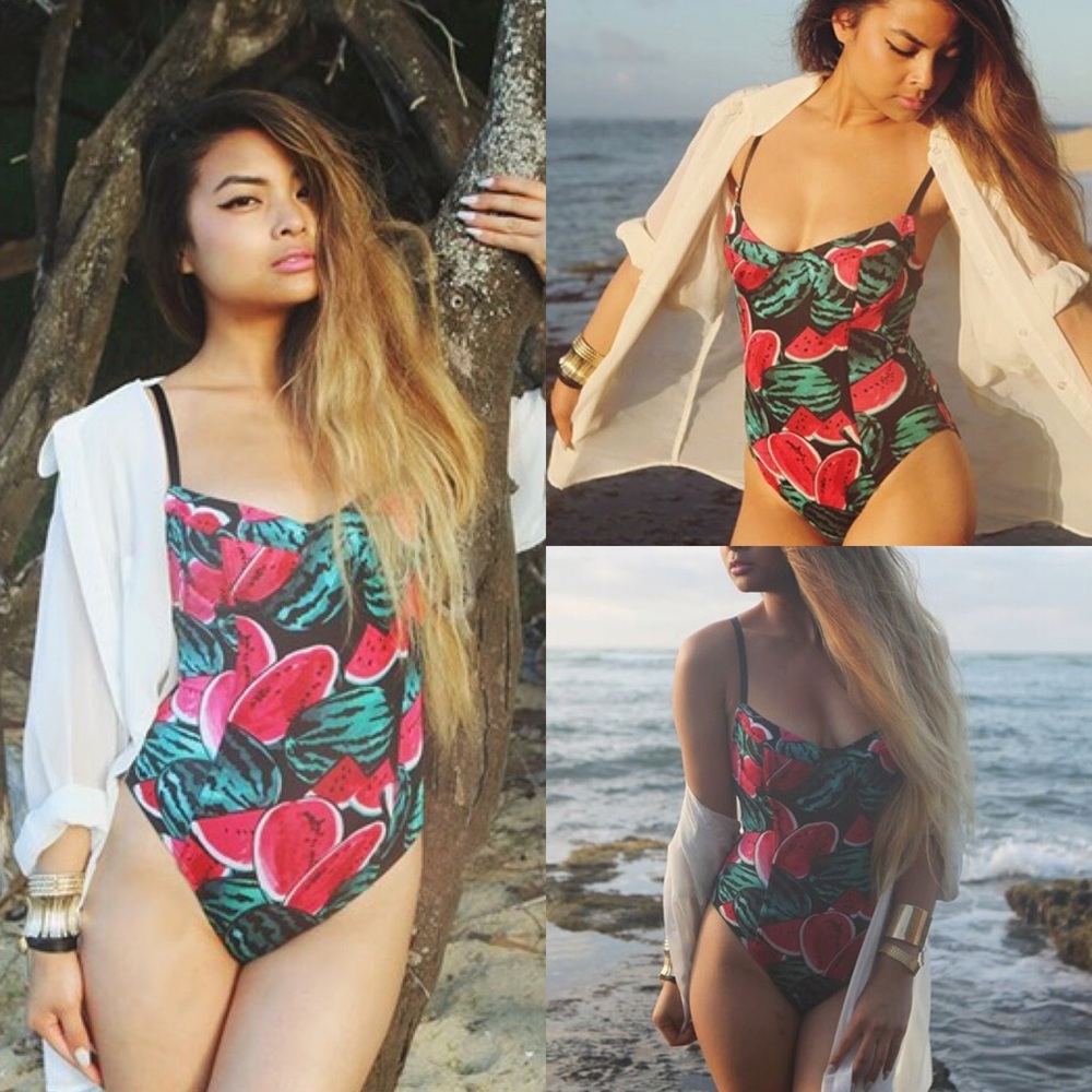 American apparel Watermelon Swimsuit