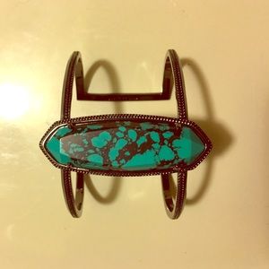 Kendra Scott Lawson Teal Cuff Bracelet