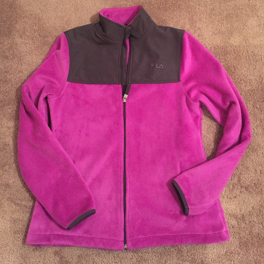Fila purple jacket small,
