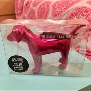 VS Pink Mini Dog Ornament