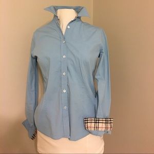 Burberry woman's fitted shirt - like new.