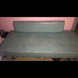 Blue antique couch