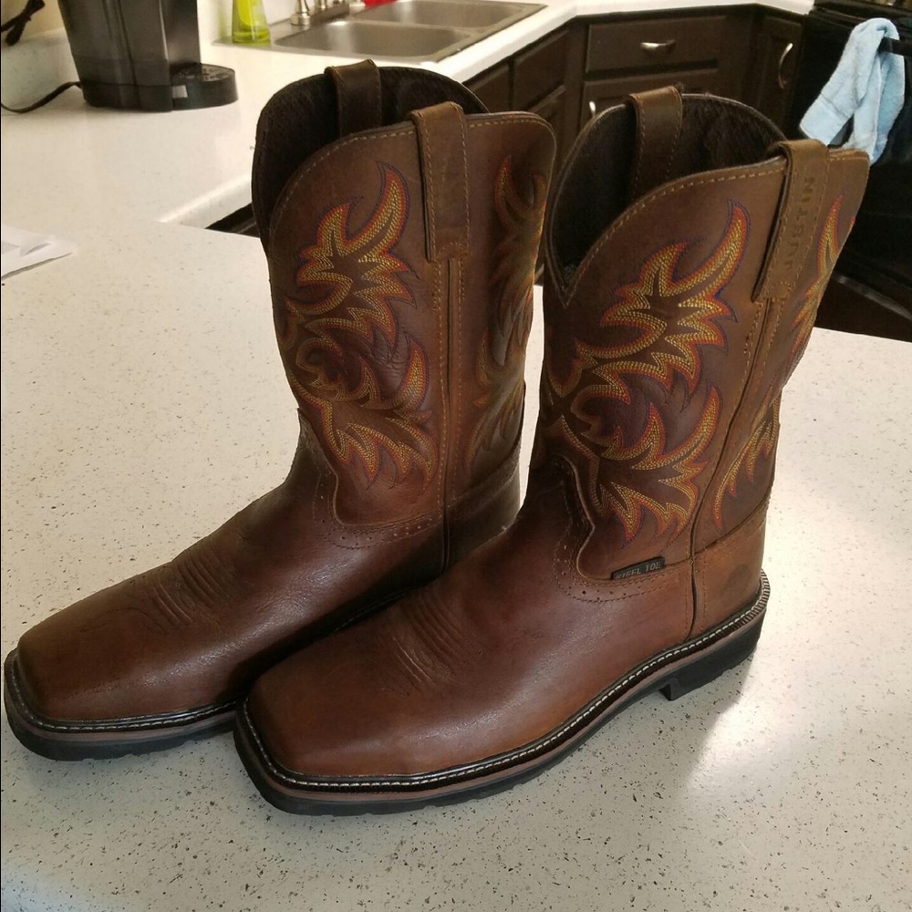Justin Steel Toe Boots