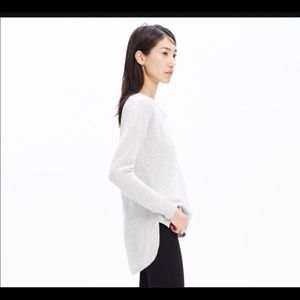 Madewell Chronicles Texture Grey Pullover Sweater