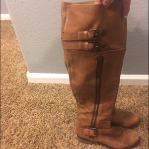Steve Madden real leather boots