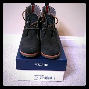 Harlow Black Suede Boots