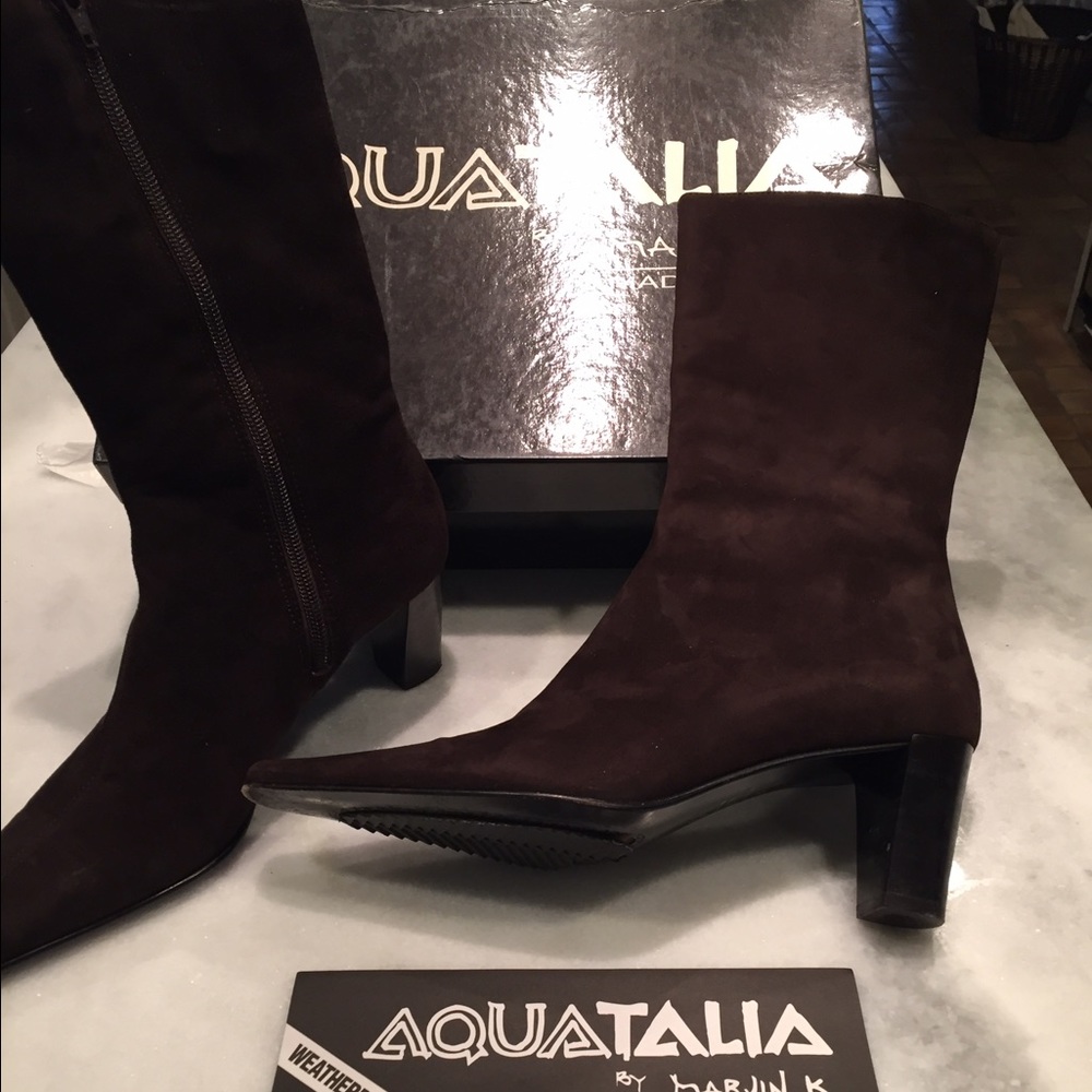 Aquatalia suede boots