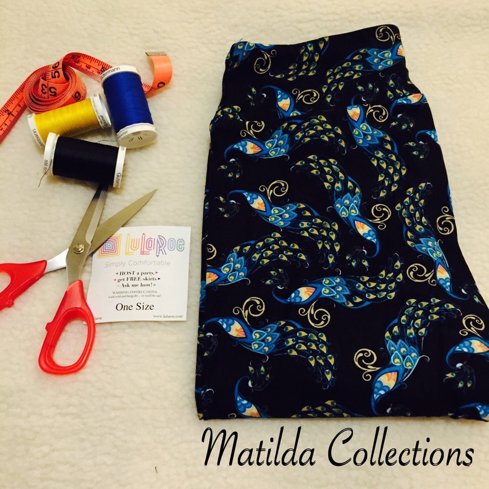 LulaRoe Peacock OS Leggings
