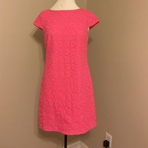 Lilly Pulitzer pink lace dress