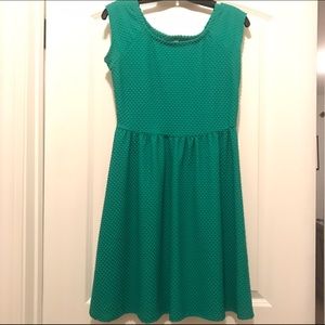 Xhilaration Kelly Green Textured Dress Xhilaration Kelly Green Textured Dress