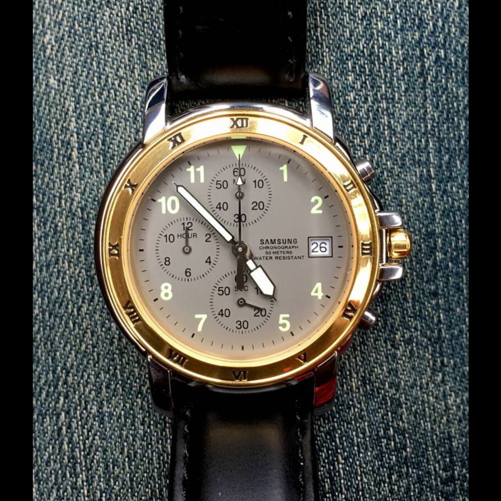 SOLD~SAMSUNG" MENS Chronograph, Analog