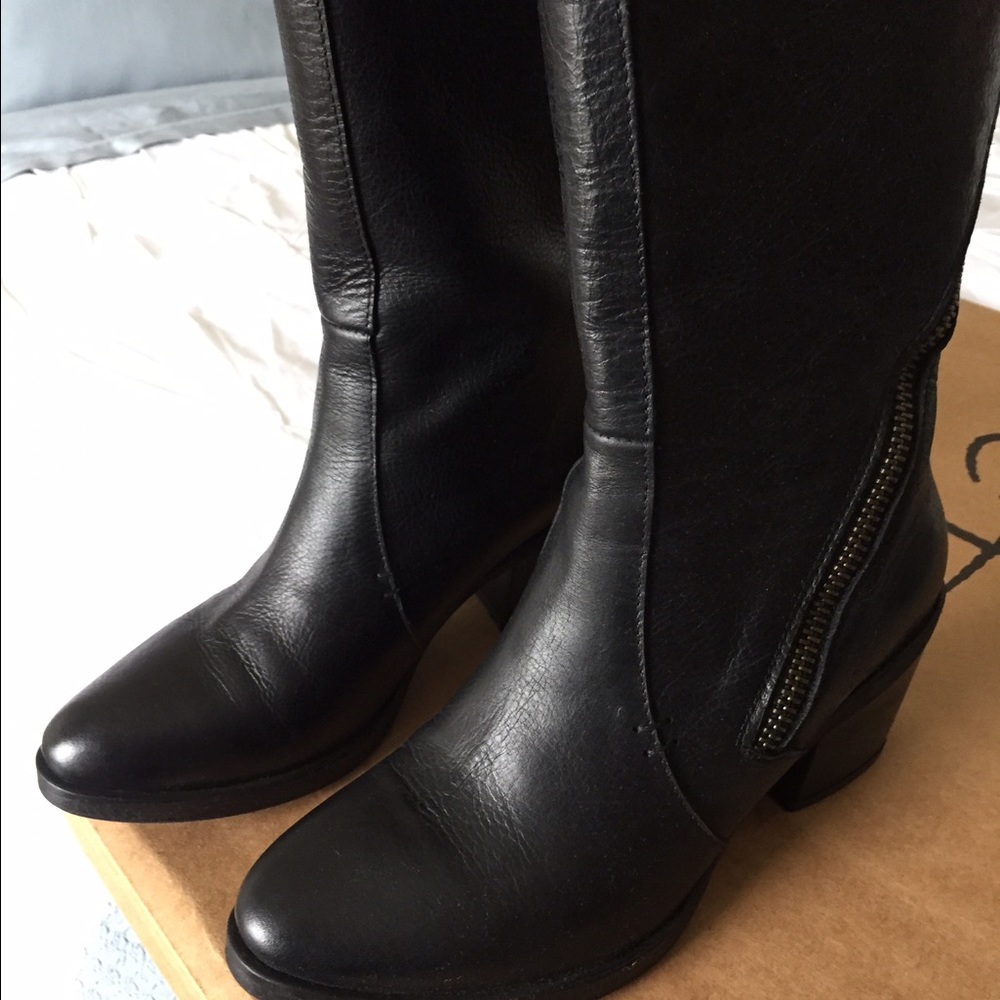 Black Ethem Houston Boots--Turkish Made