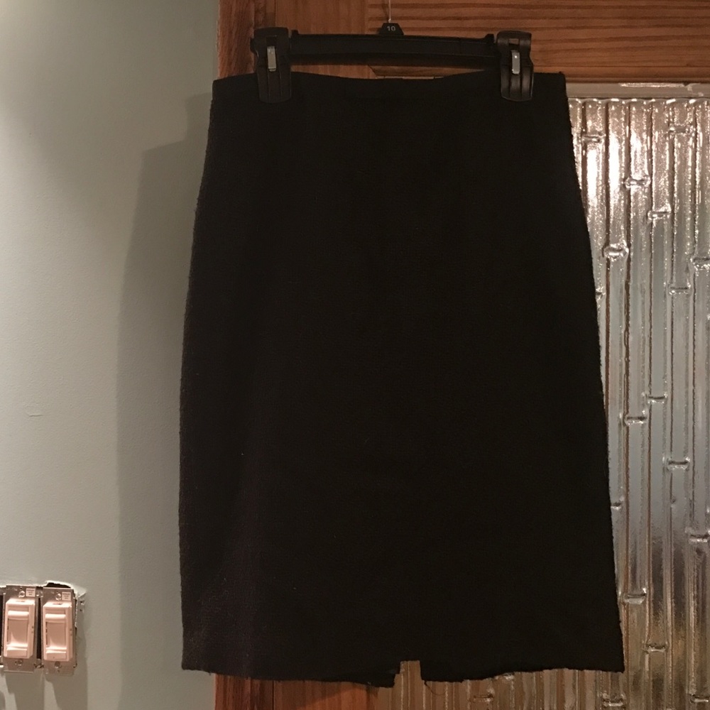Black knit skirt- lined
