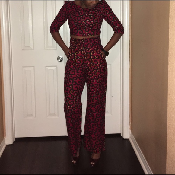 Custom made pant suit sz 6 - Picture 3 of 3