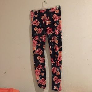 Floral print leggings